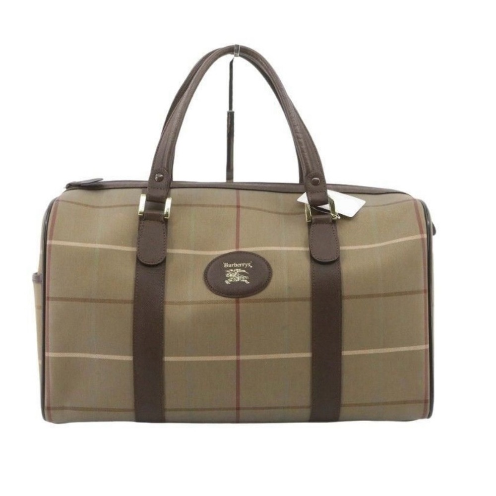 Burberry Brown Boston Bag